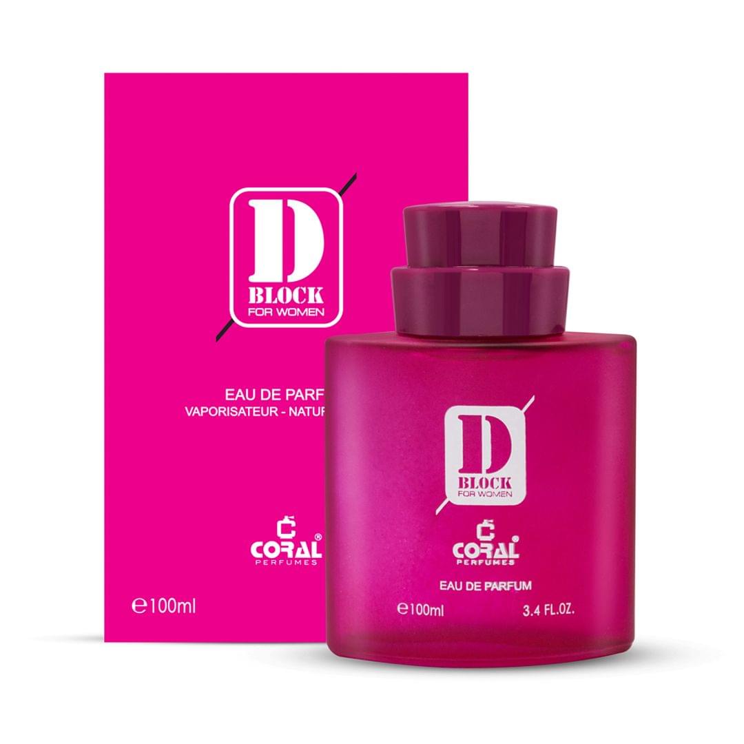 Coral D Block Pink For Woman EDP 100Ml