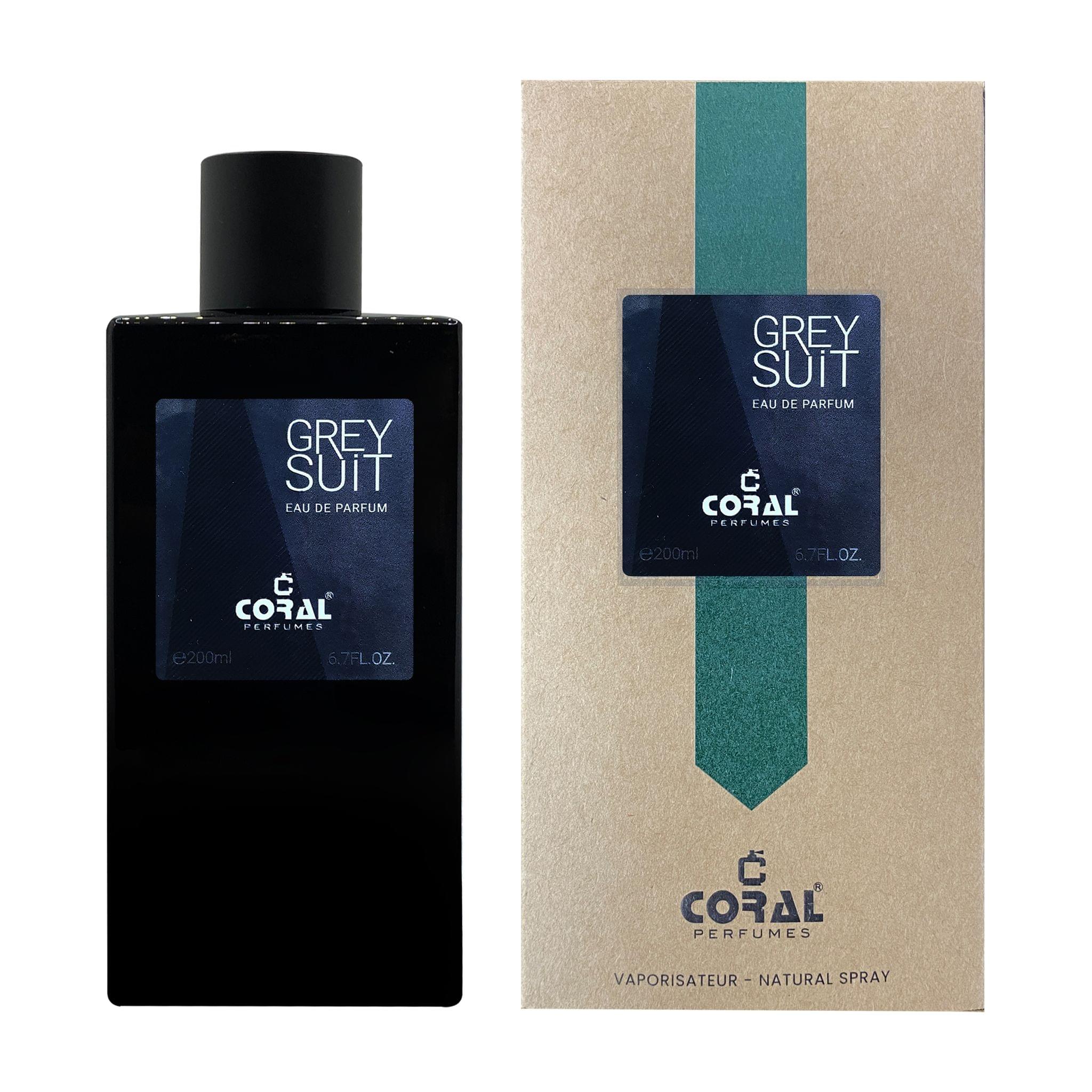 Coral Grey Suit For Men EDP 200Ml
