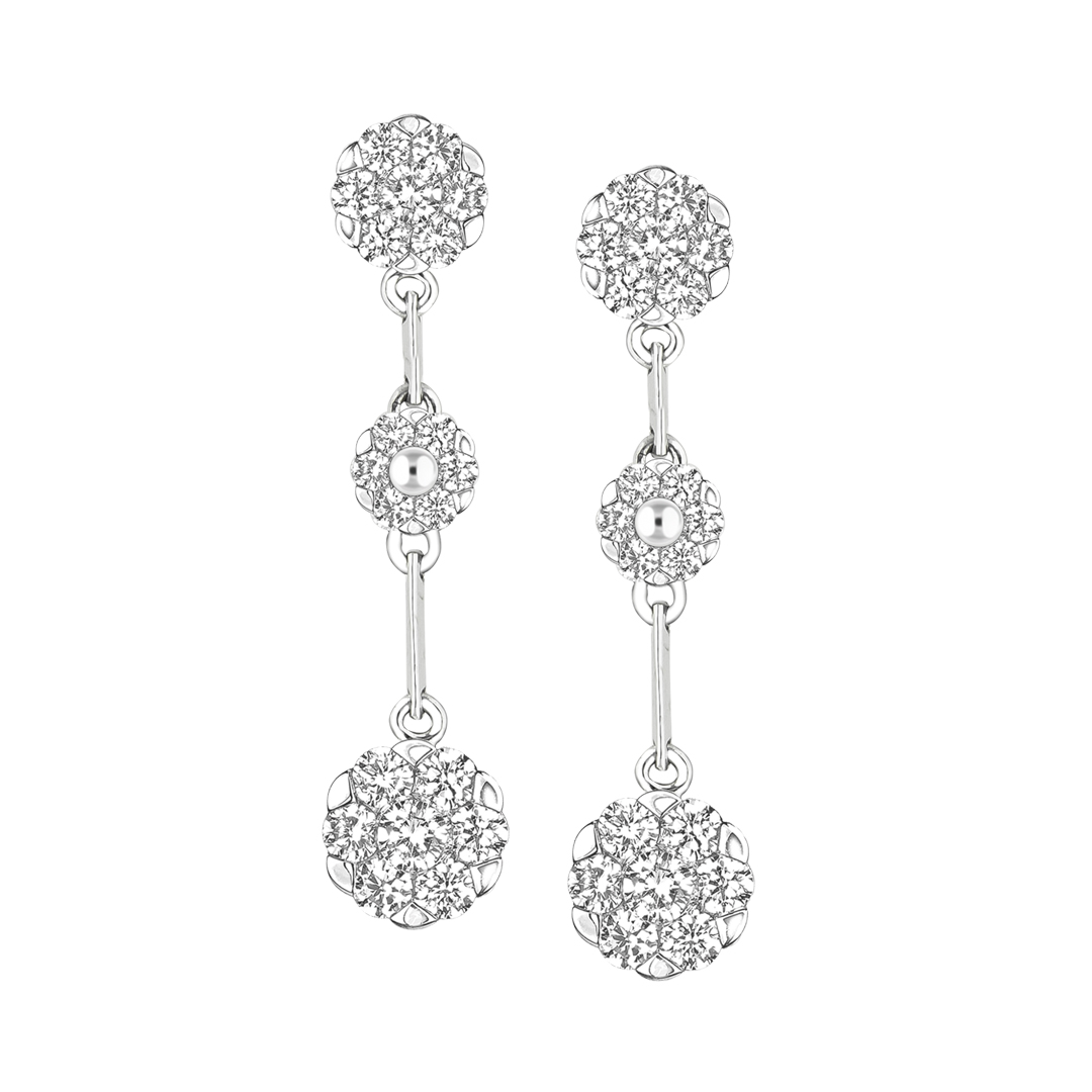 Coronet Diamond Earrings-2.21gm