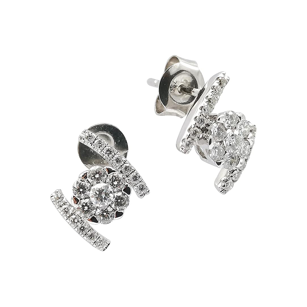 Coronet Diamond Earrings-2.48gm