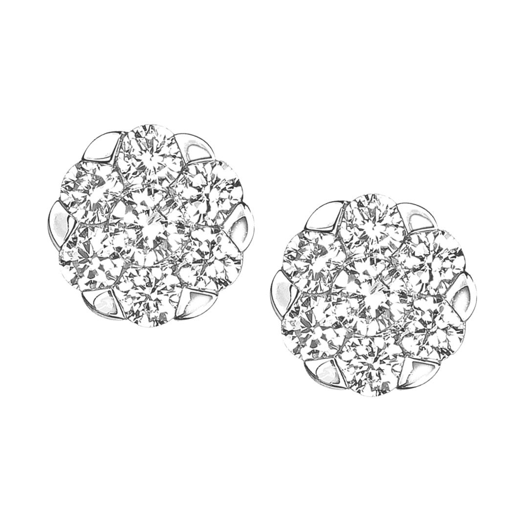 Coronet Diamond Earrings-2.69gm