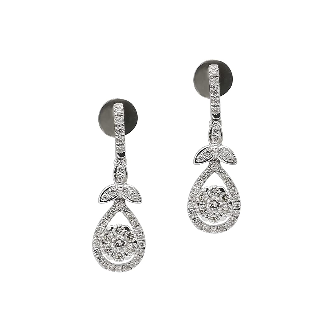 Coronet Diamond Earrings-3.14gm
