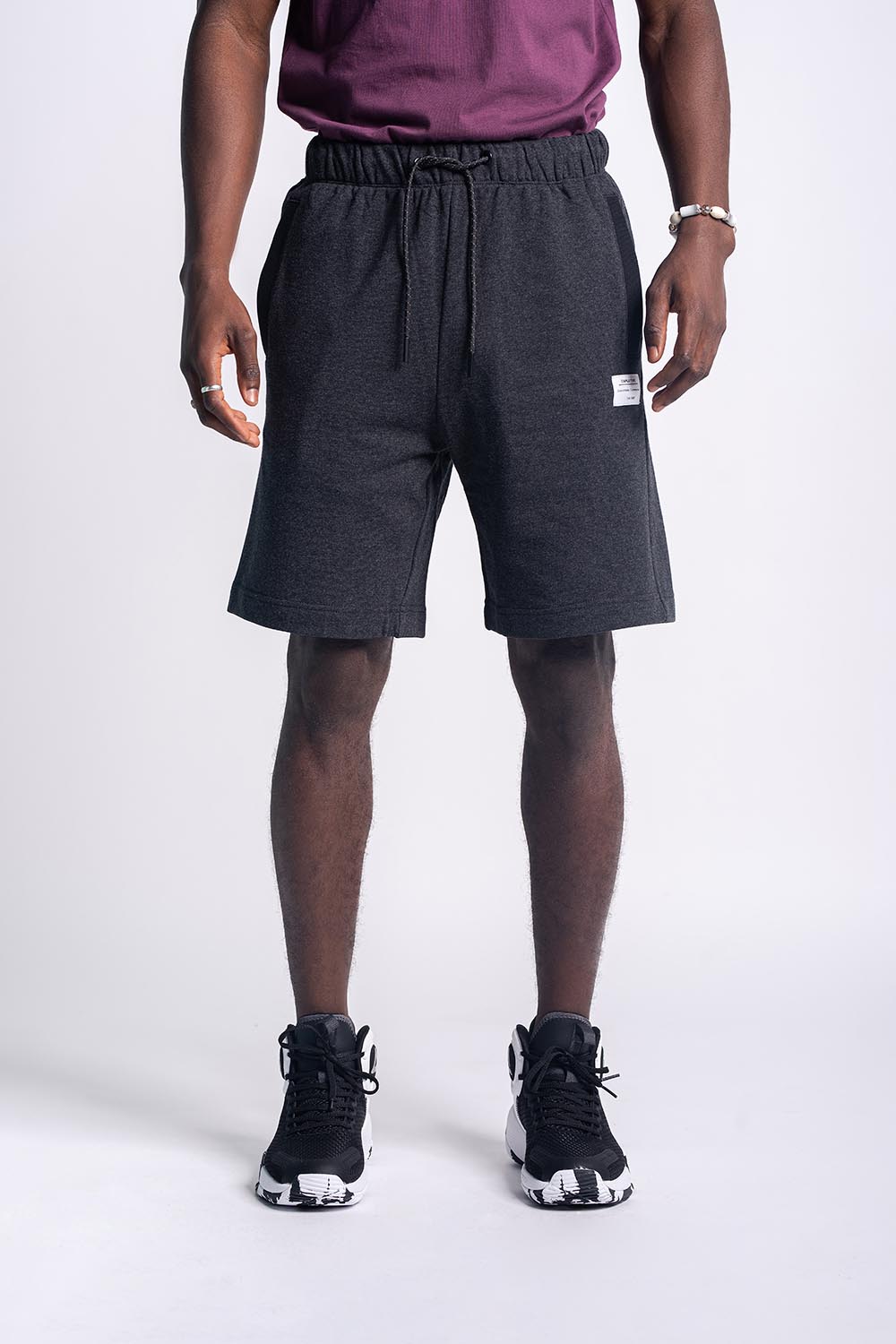 COTTON KNITTED SHORTS - MEN2311610087008002