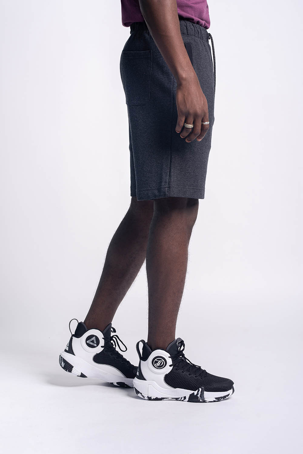 COTTON KNITTED SHORTS - MEN2311610087008002