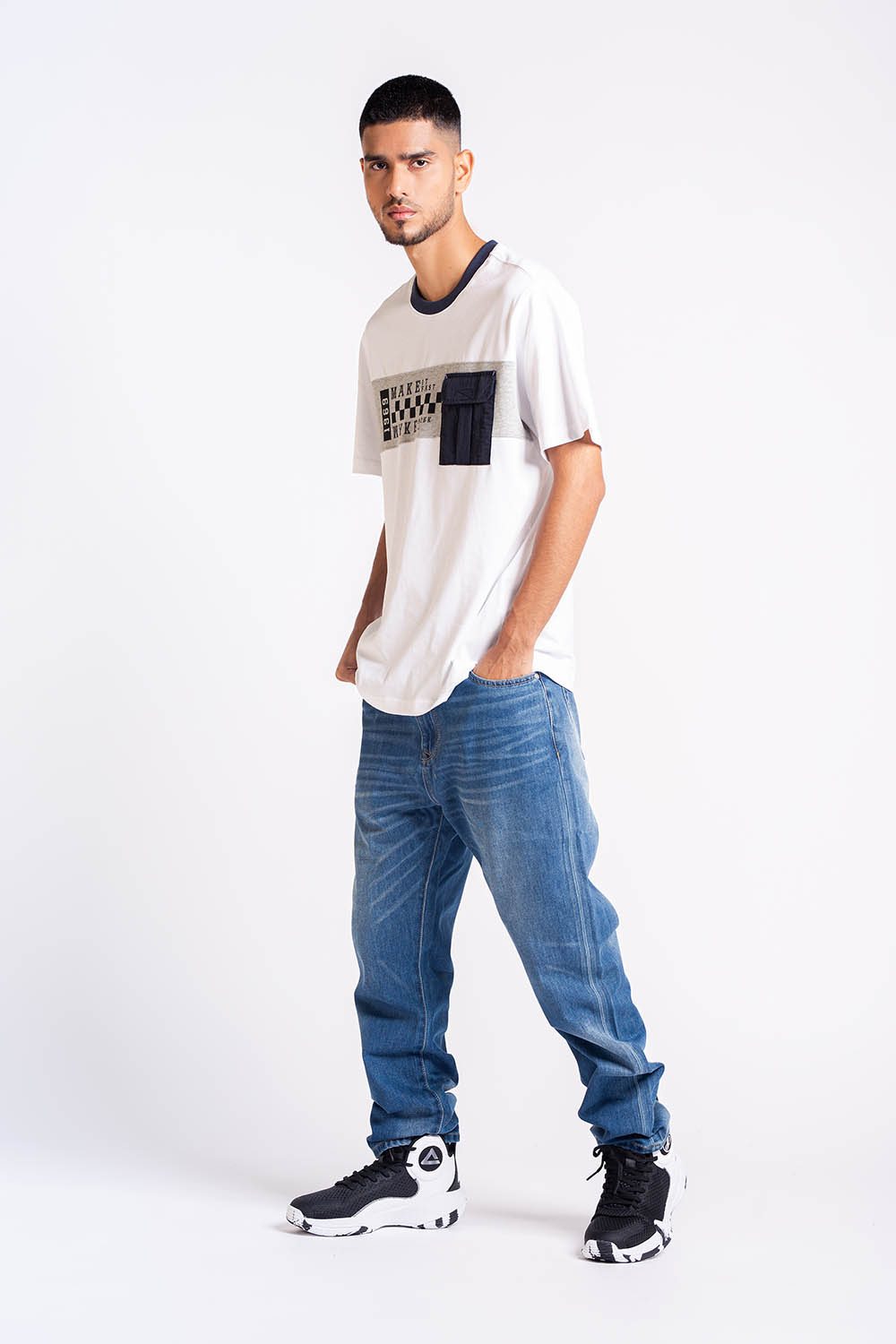 COTTON KNITTED T-SHIRTS - MEN2311030040002