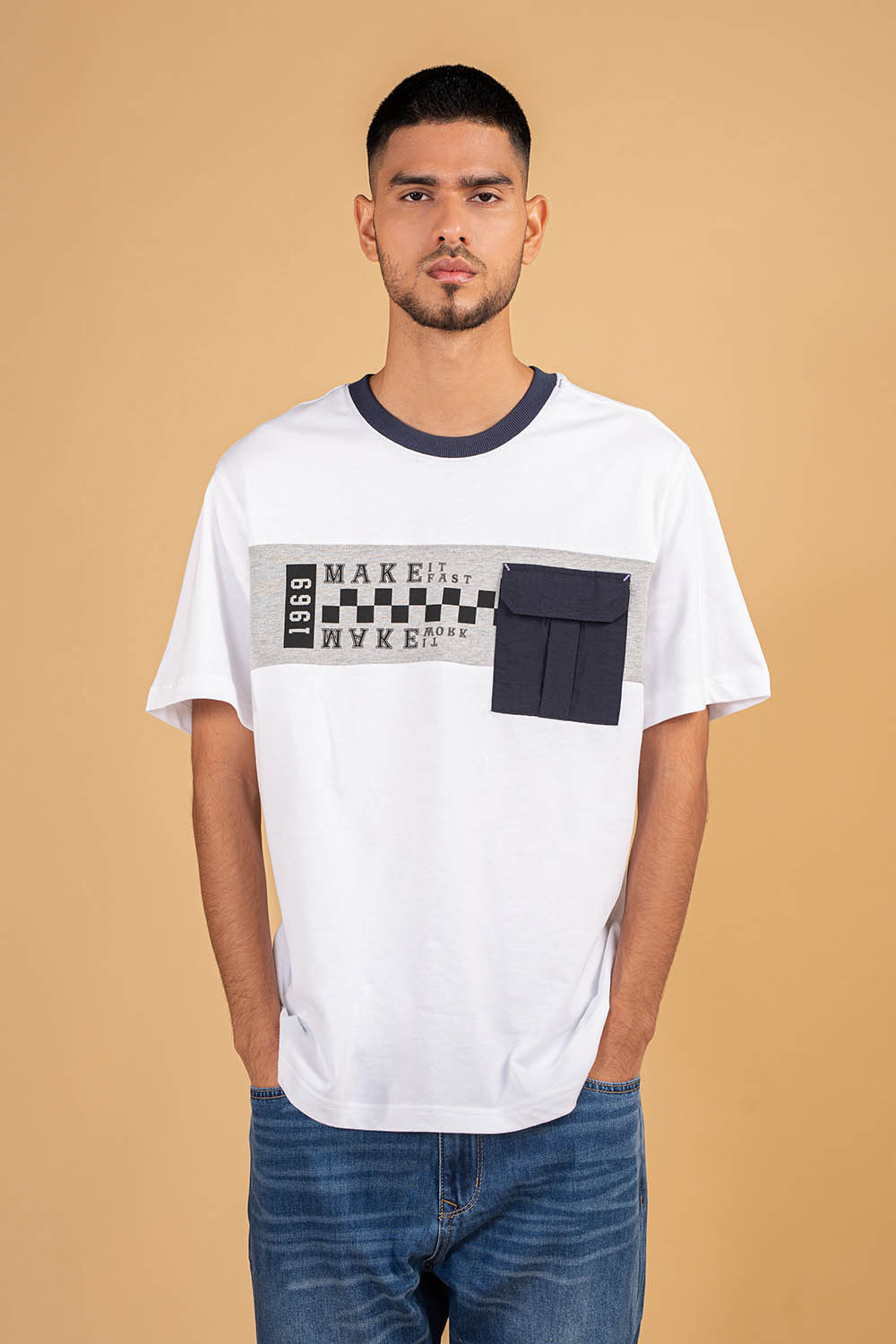 COTTON KNITTED T-SHIRTS - MEN2311030040002