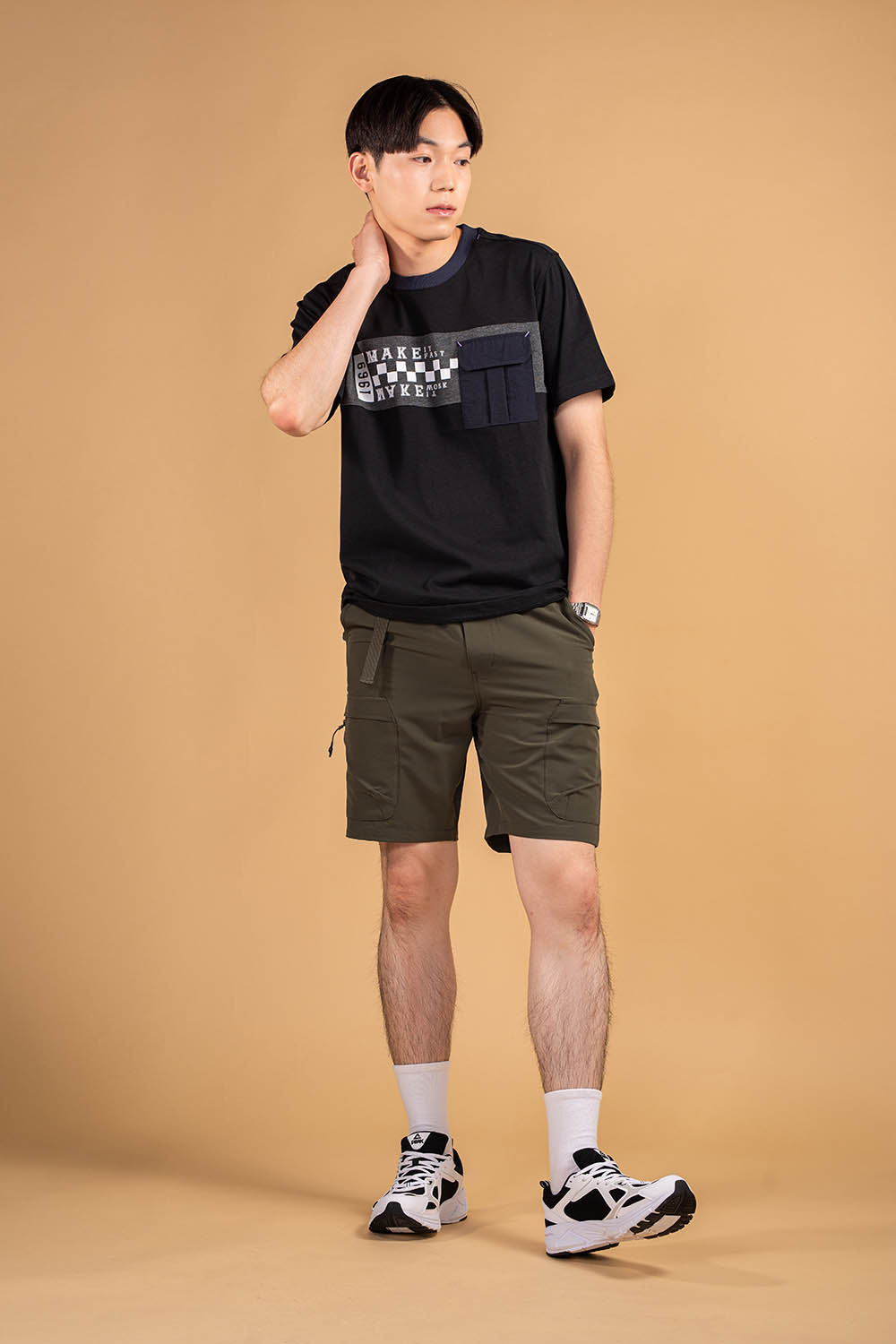 COTTON KNITTED T-SHIRTS - MEN2311030040337