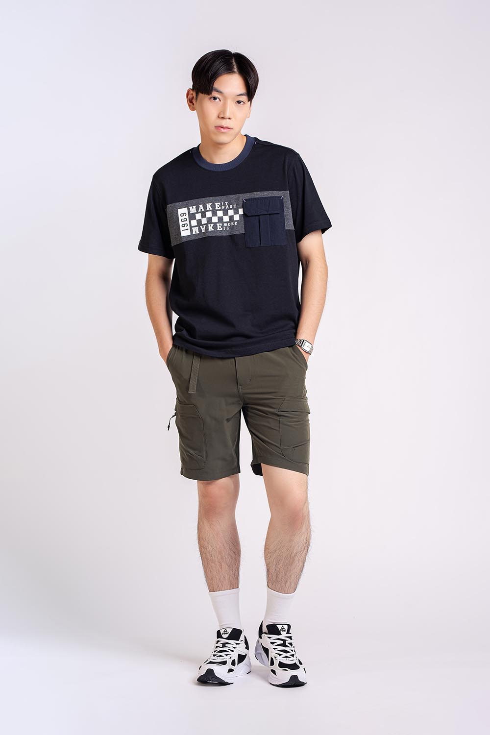 COTTON KNITTED T-SHIRTS - MEN2311030040337