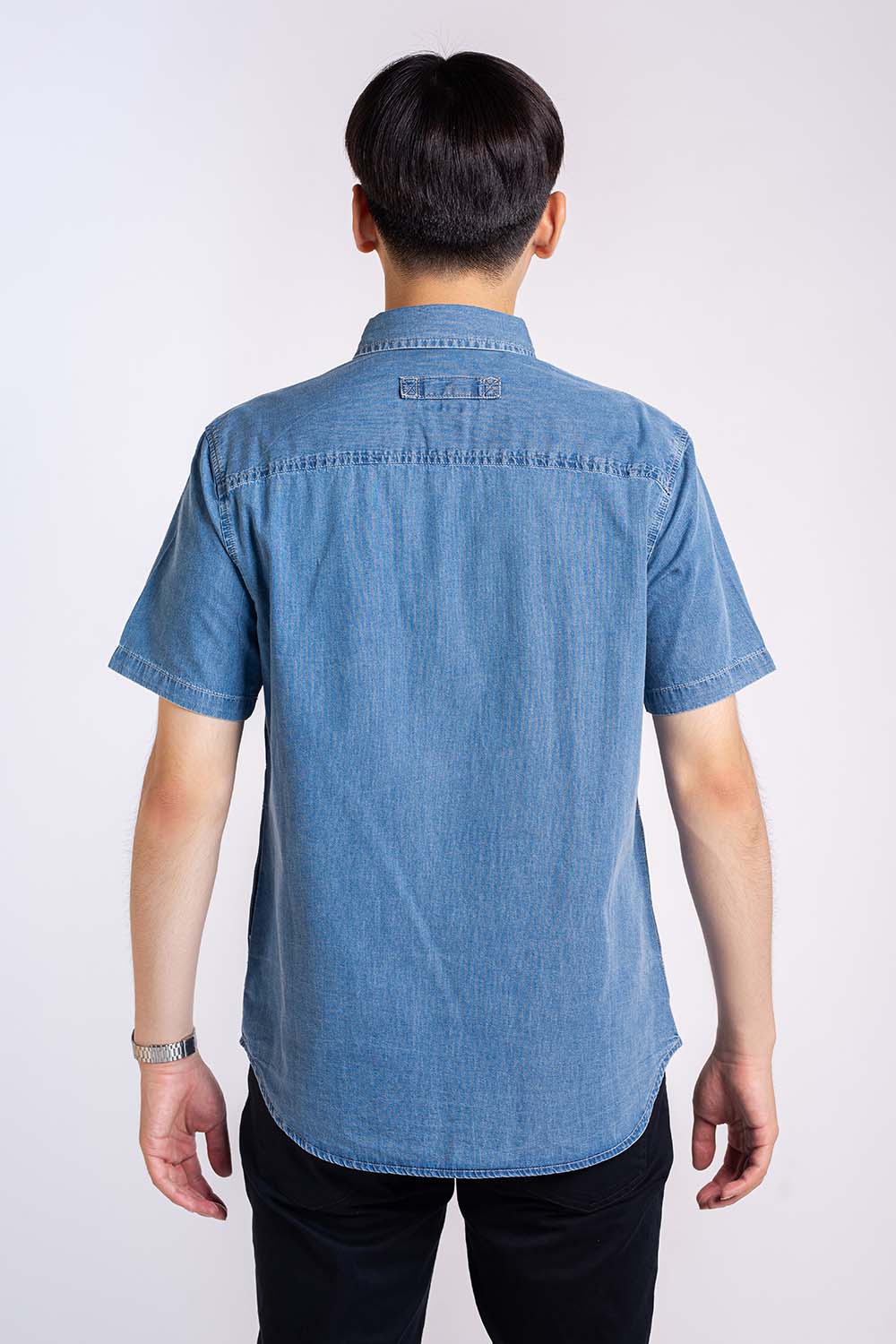 COTTON WOVEN DENIM SHIRTS - MEN2311130017502002