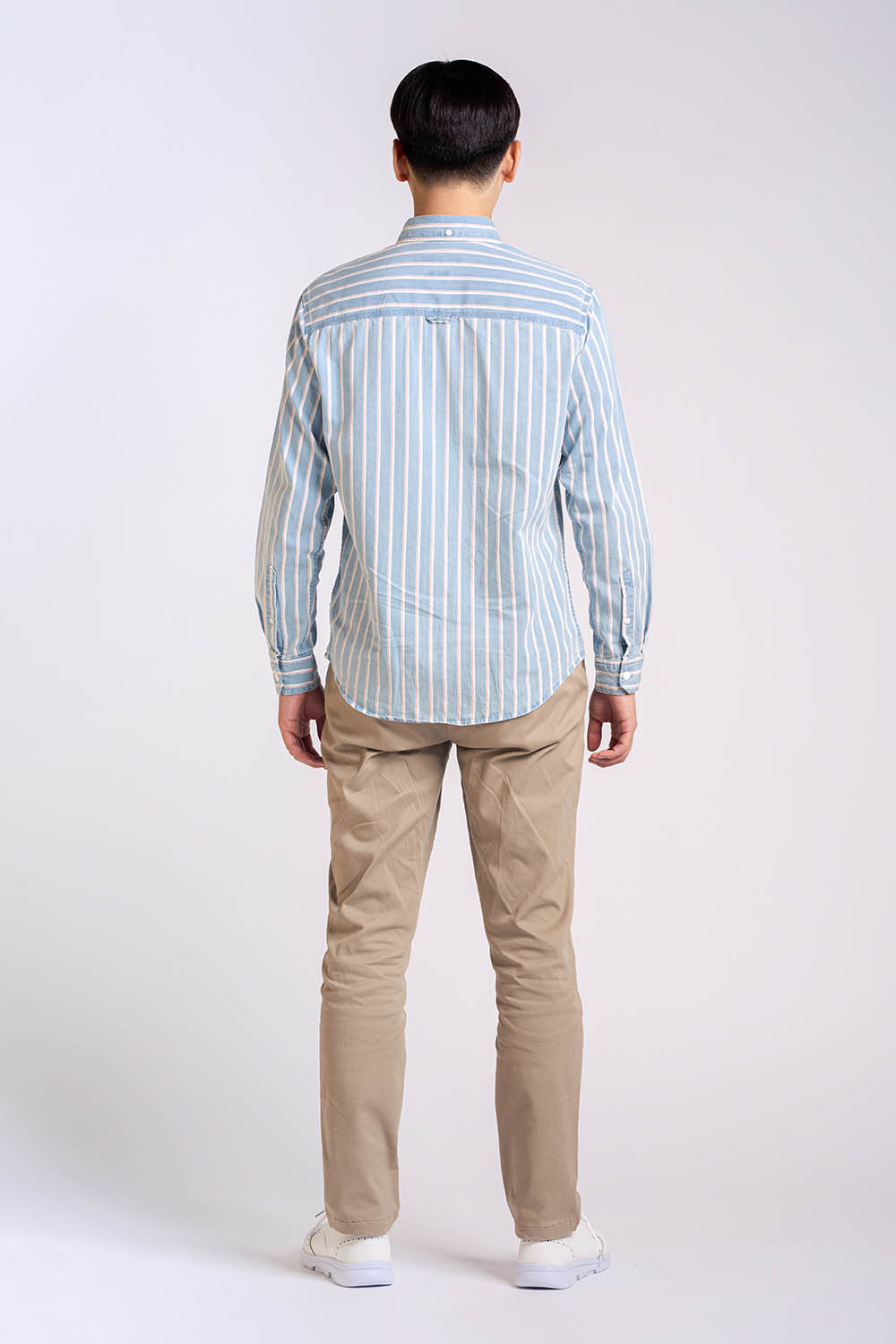COTTON WOVEN DENIM SHIRTS - MEN2311140017503002