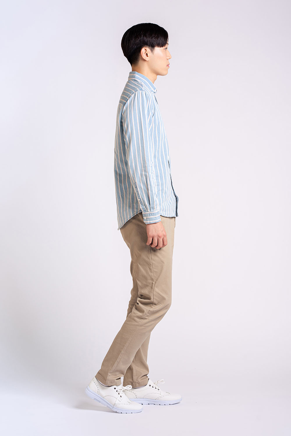 COTTON WOVEN DENIM SHIRTS - MEN2311140017503002