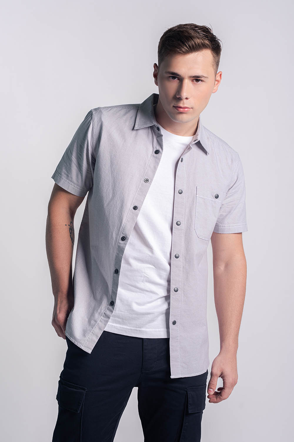 COTTON WOVEN SHIRTS - MEN2311130067526002