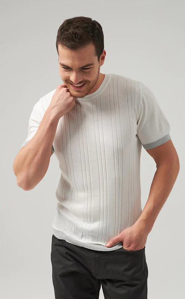 Ds Damat Knitwear Regular Fit White