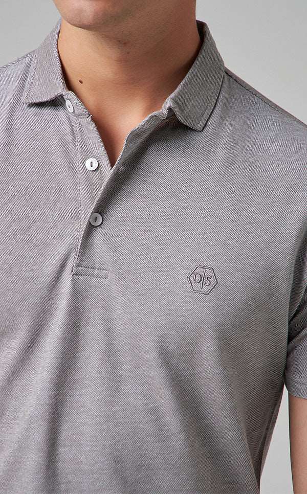DS Damat Polo T-Shirt Regular Fit Grey