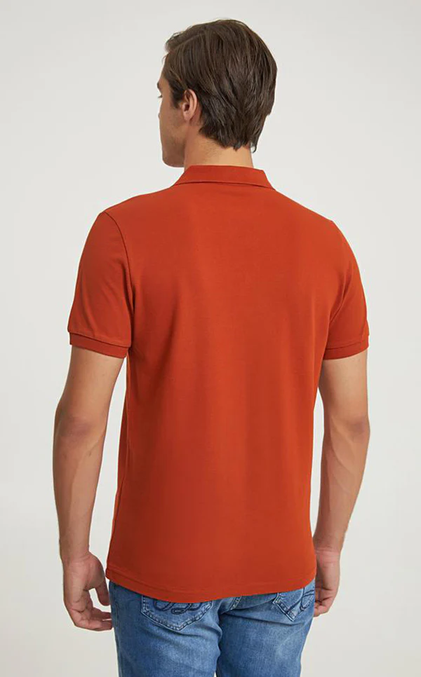 Ds Damat Polo T-Shirt Regular Fit Orange