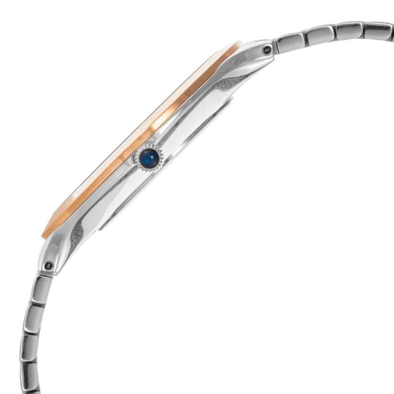 ELIZ ES8691G2UGU SS Case & Band Date Men"s Watch