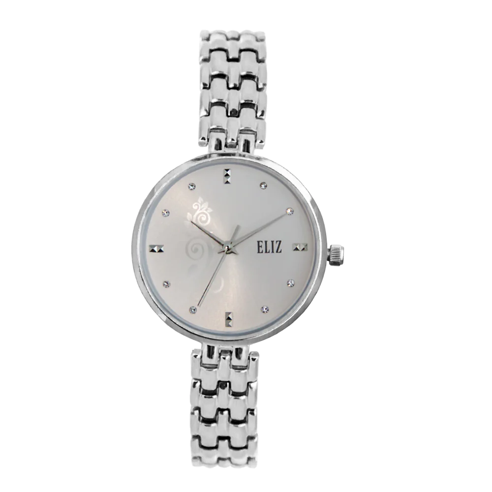 ELIZ ES8718L2SWS Metal Case and Bracelet 3-Hands Women"s Watch