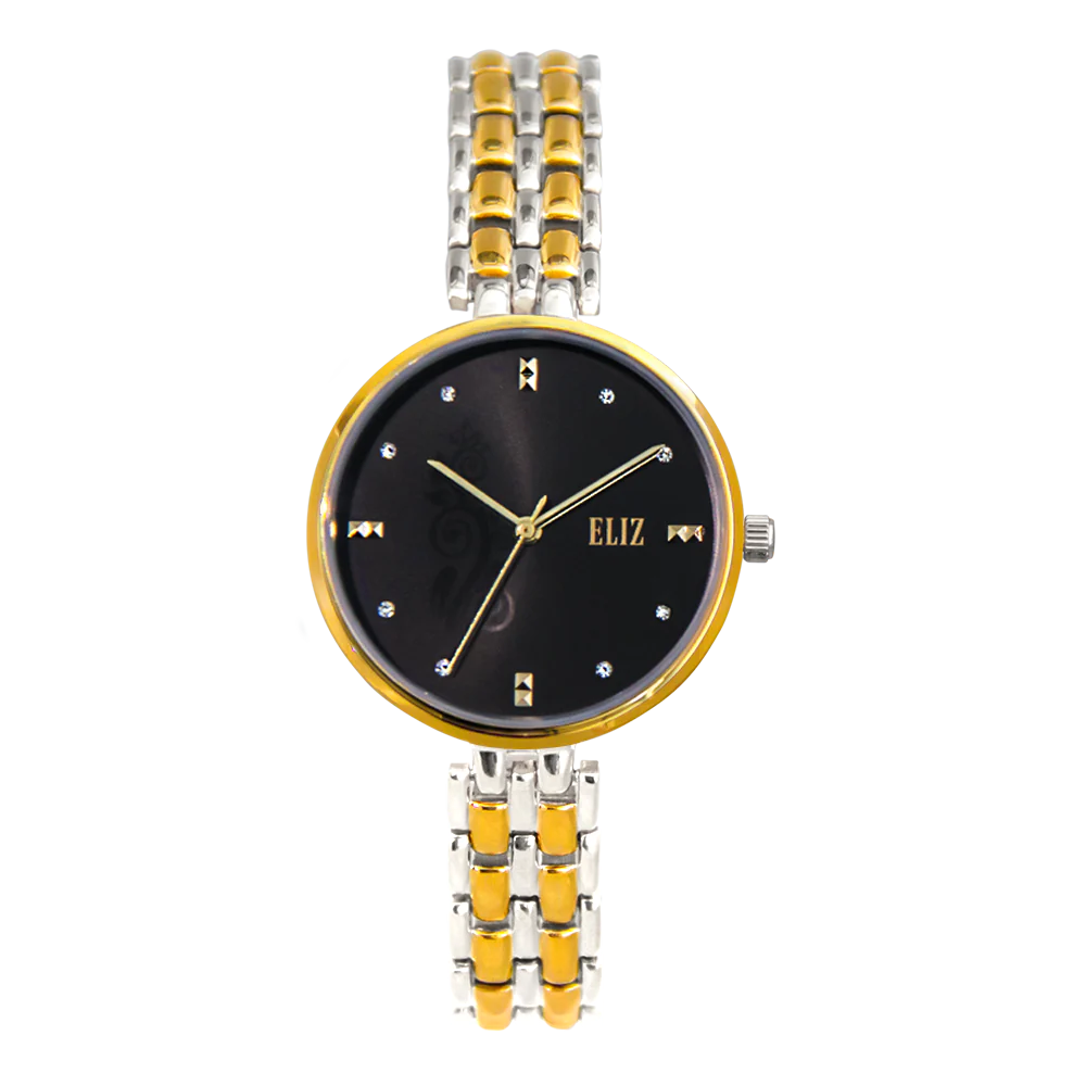 ELIZ ES8718L2TNT Metal Case and Bracelet 3-Hands Women"s Watch