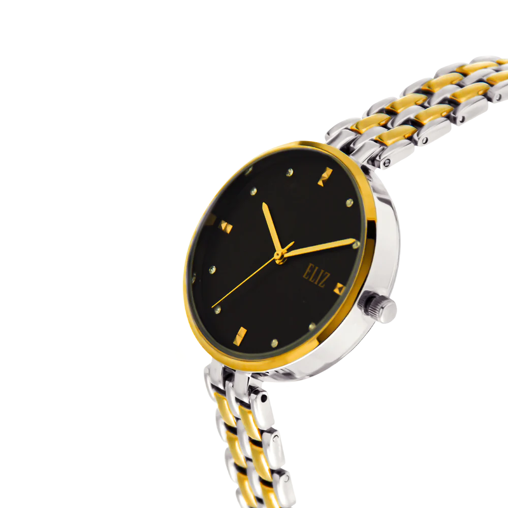 ELIZ ES8718L2TNT Metal Case and Bracelet 3-Hands Women"s Watch