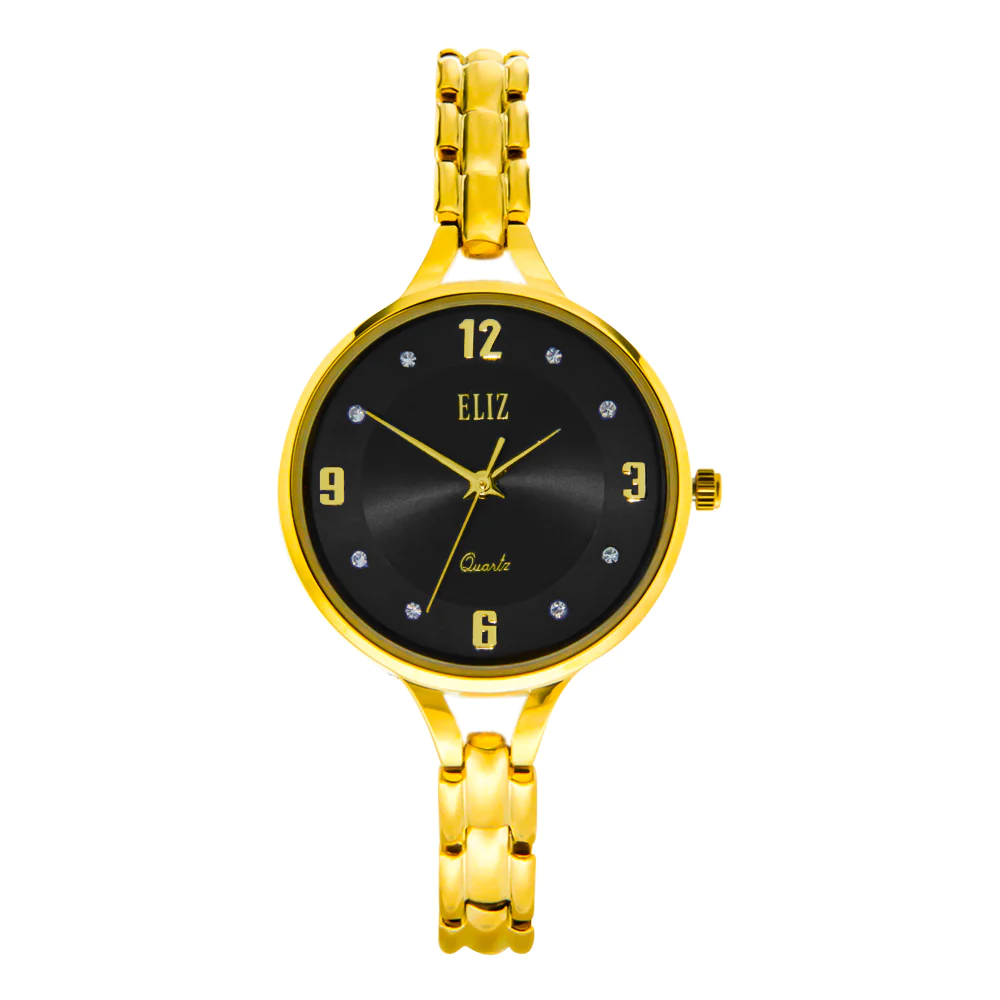 ELIZ ES8719L2GNG Metal Case and Bracelet 3-Hands Women"s Watch