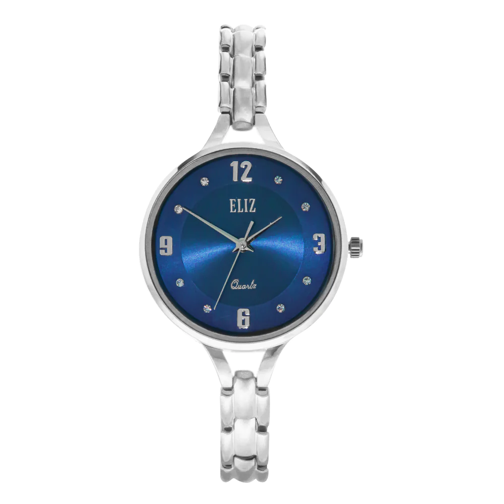 ELIZ ES8719L2SBS Metal Case and Bracelet 3-Hands Women"s Watch