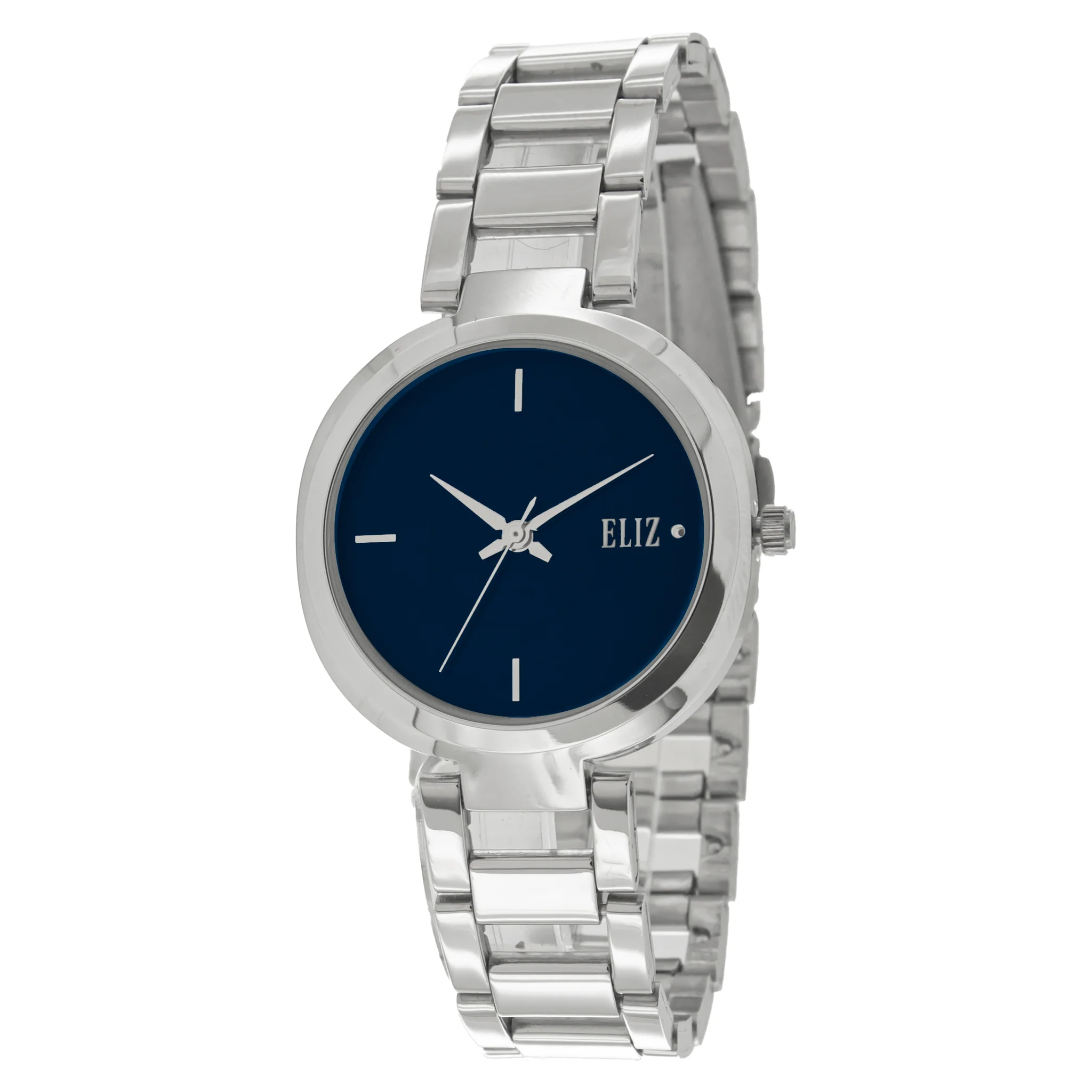 ELIZ ES8760L2SBS Metal Case and Bracelet 3-Hands Women"s Watch