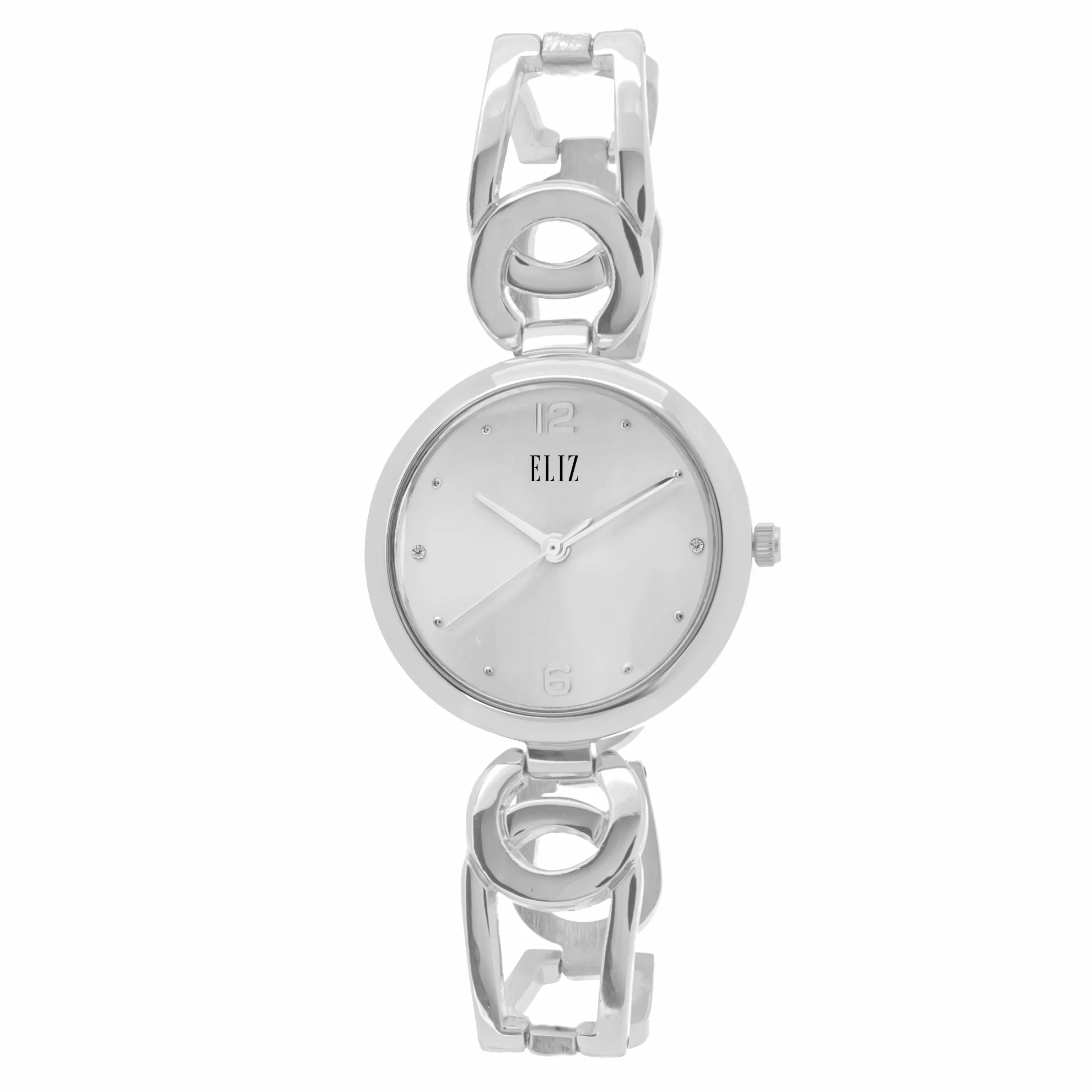 ELIZ ES8761L2SWS Metal Case and Bracelet 3-Hands Women"s Watch