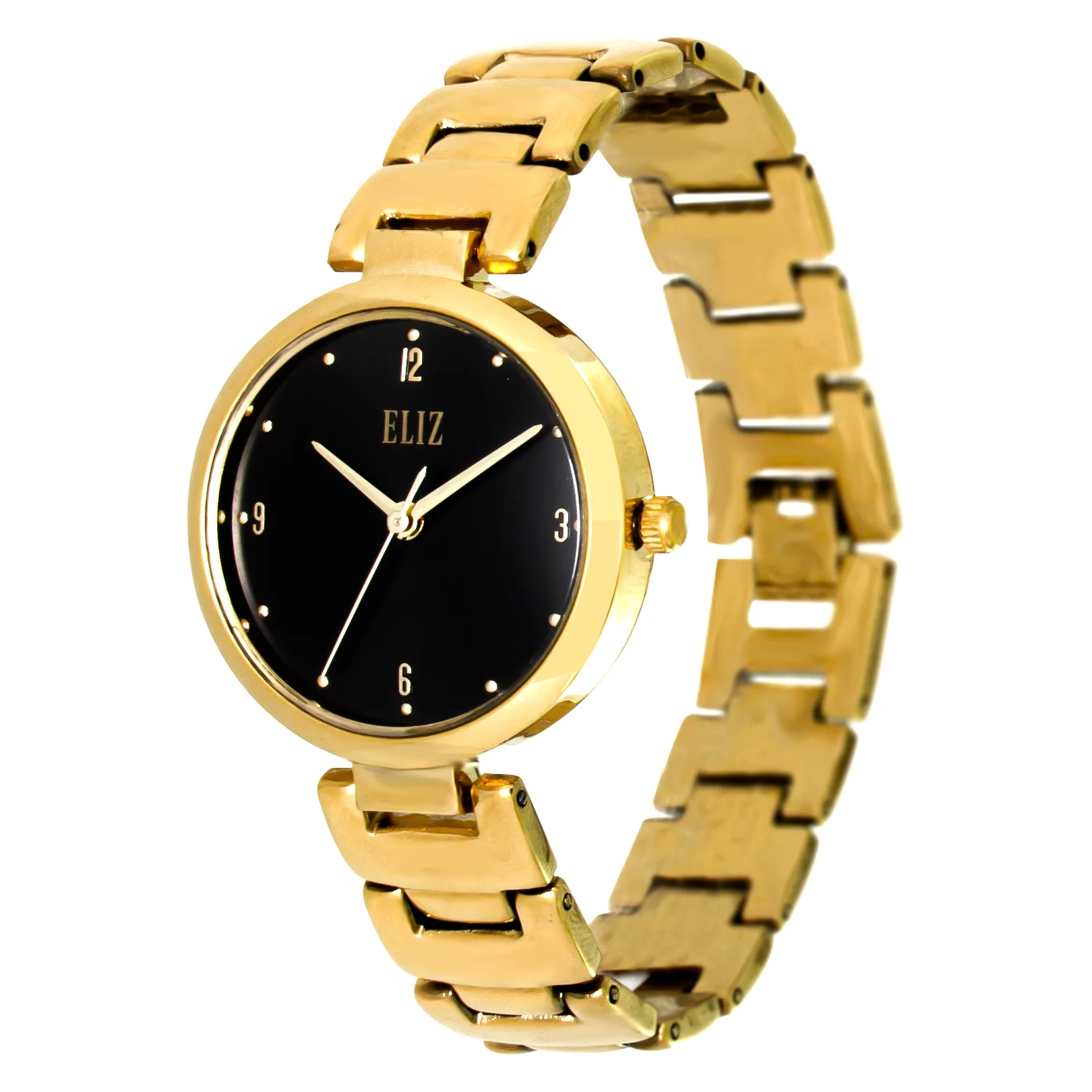 ELIZ ES8762L2GNG Metal Case and Bracelet 3-Hands Women"s Watch