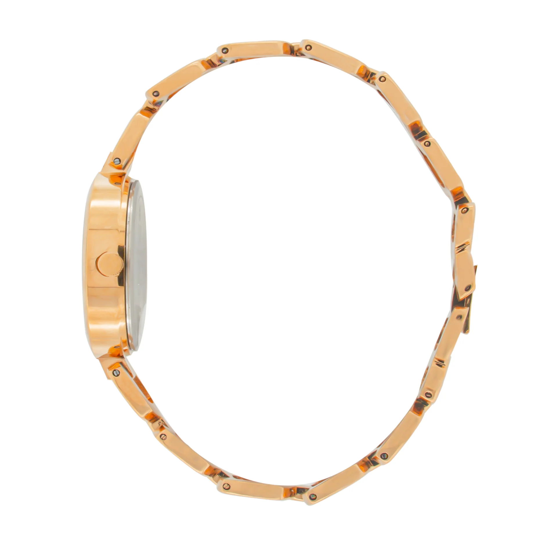 ELIZ ES8762L2RSR Metal Case and Bracelet 3-Hands Women"s Watch
