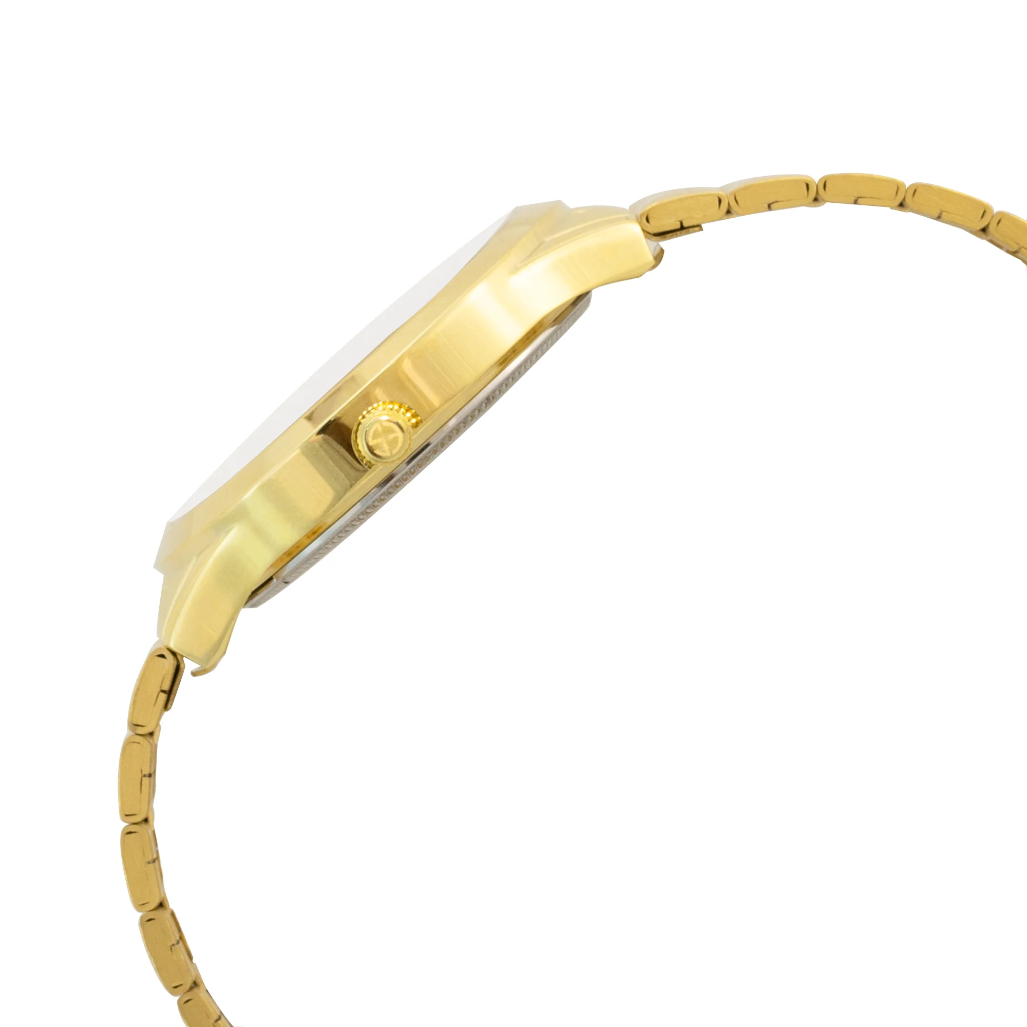 ELIZ ES8768G2GCG SS Caseback & Band Day-Date Men"s Watch