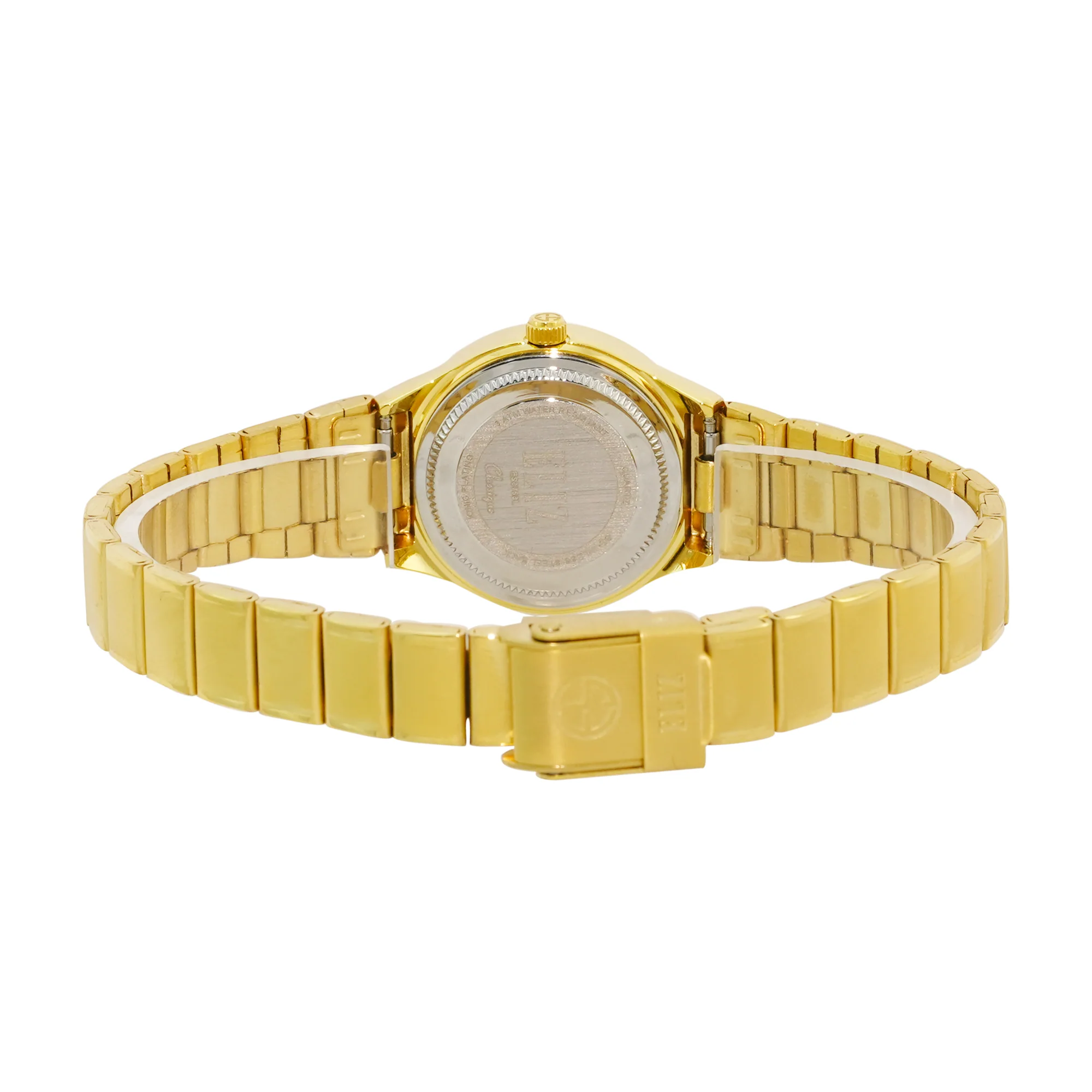 ELIZ ES8768L2GCG SS Caseback & Band Day-Date Women"s Watch