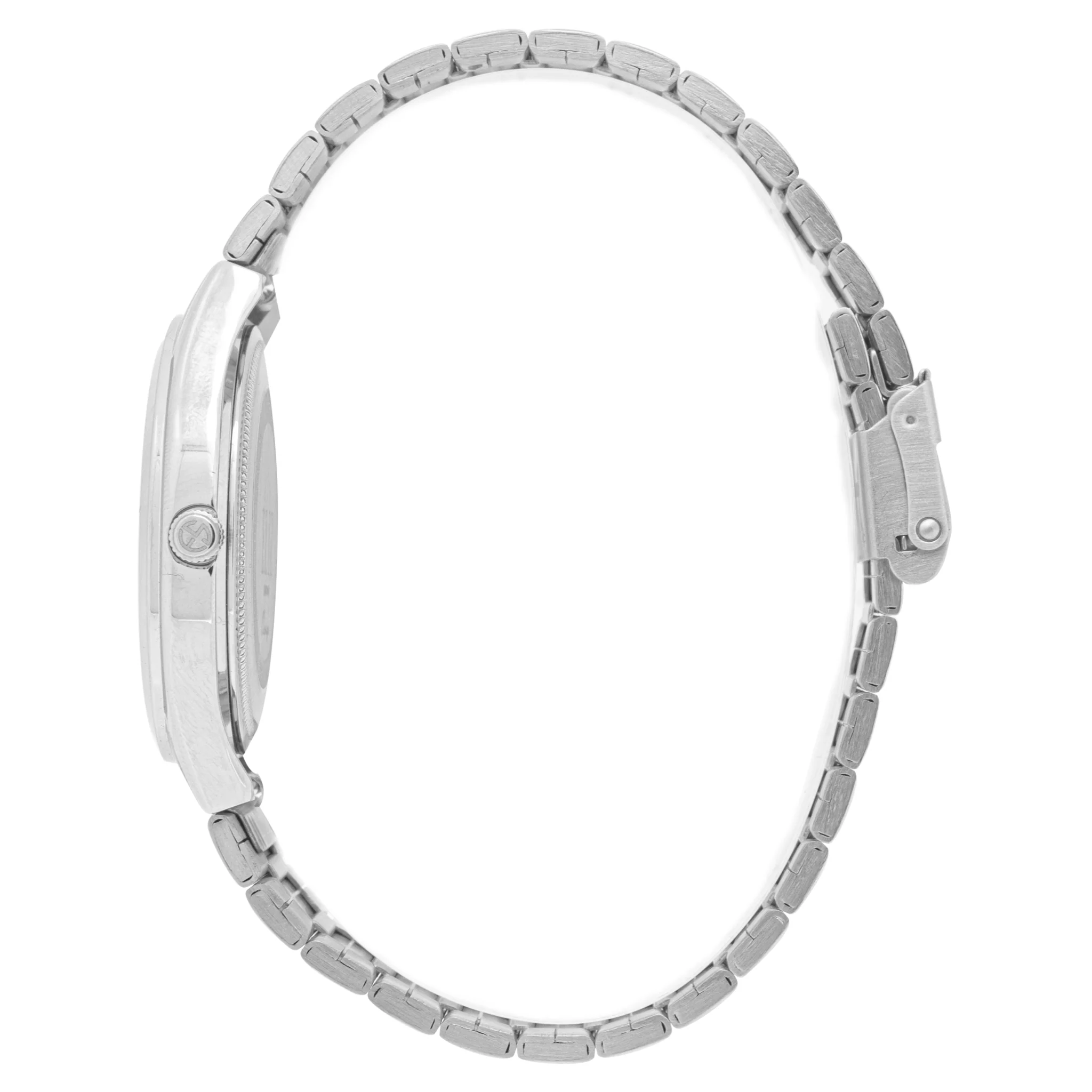 ELIZ ES8769G2SBS SS Caseback & Band Day-Date Men"s Watch