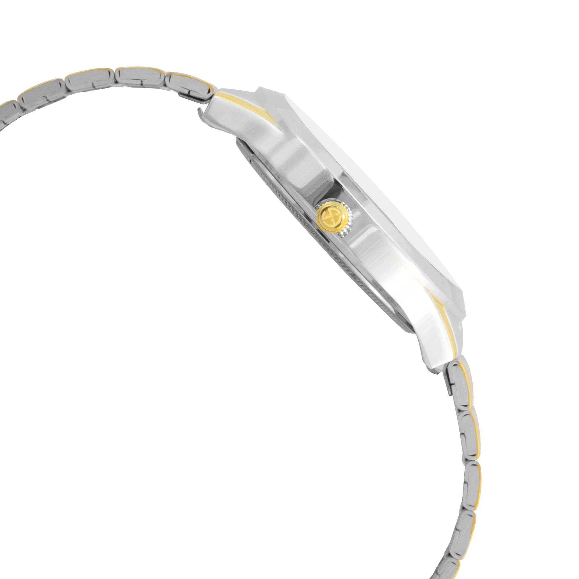 ELIZ ES8769G2TCT SS Caseback & Band Day-Date Men"s Watch