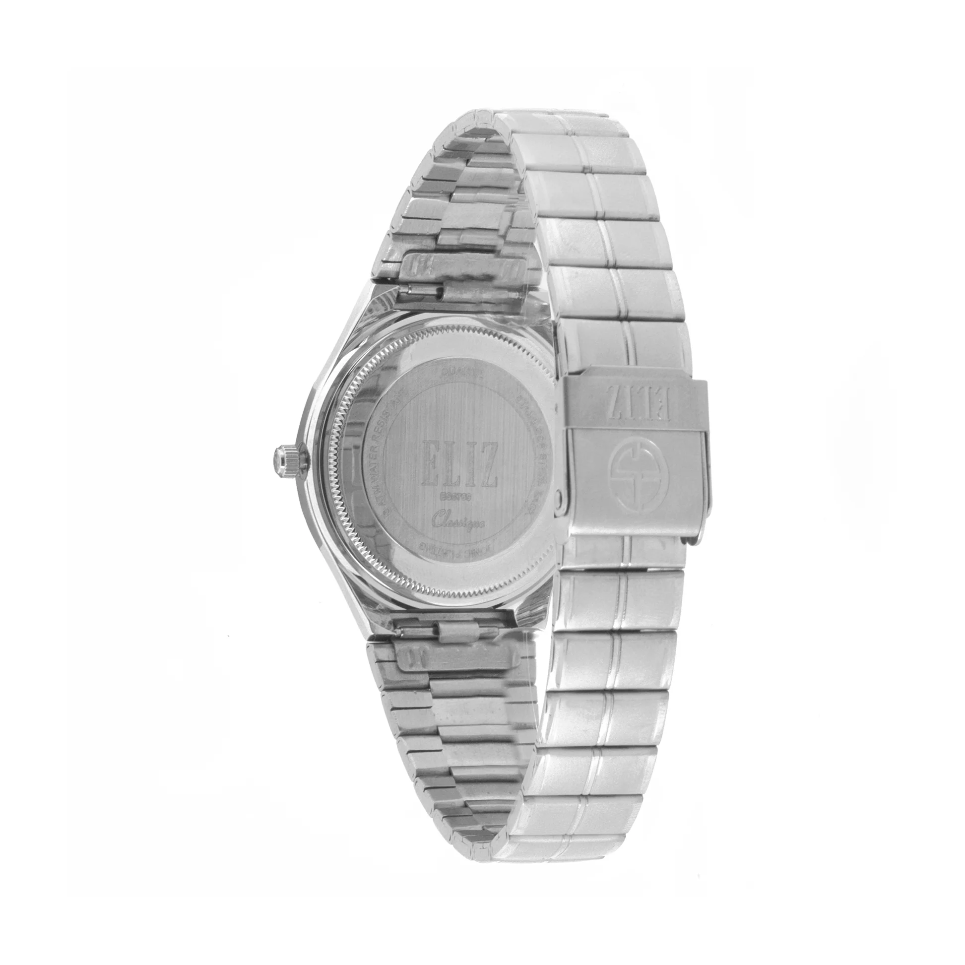 ELIZ ES8769L2SBS SS Caseback & Band Day-Date Women"s Watch