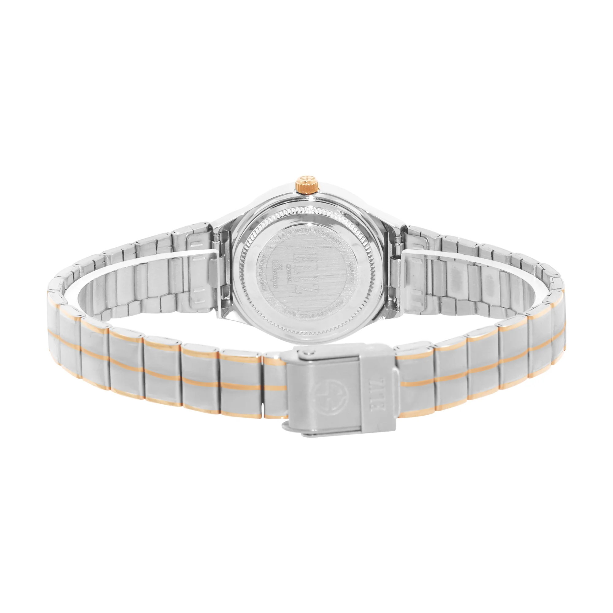 ELIZ ES8769L2USU SS Caseback & Band Day-Date Women"s Watch