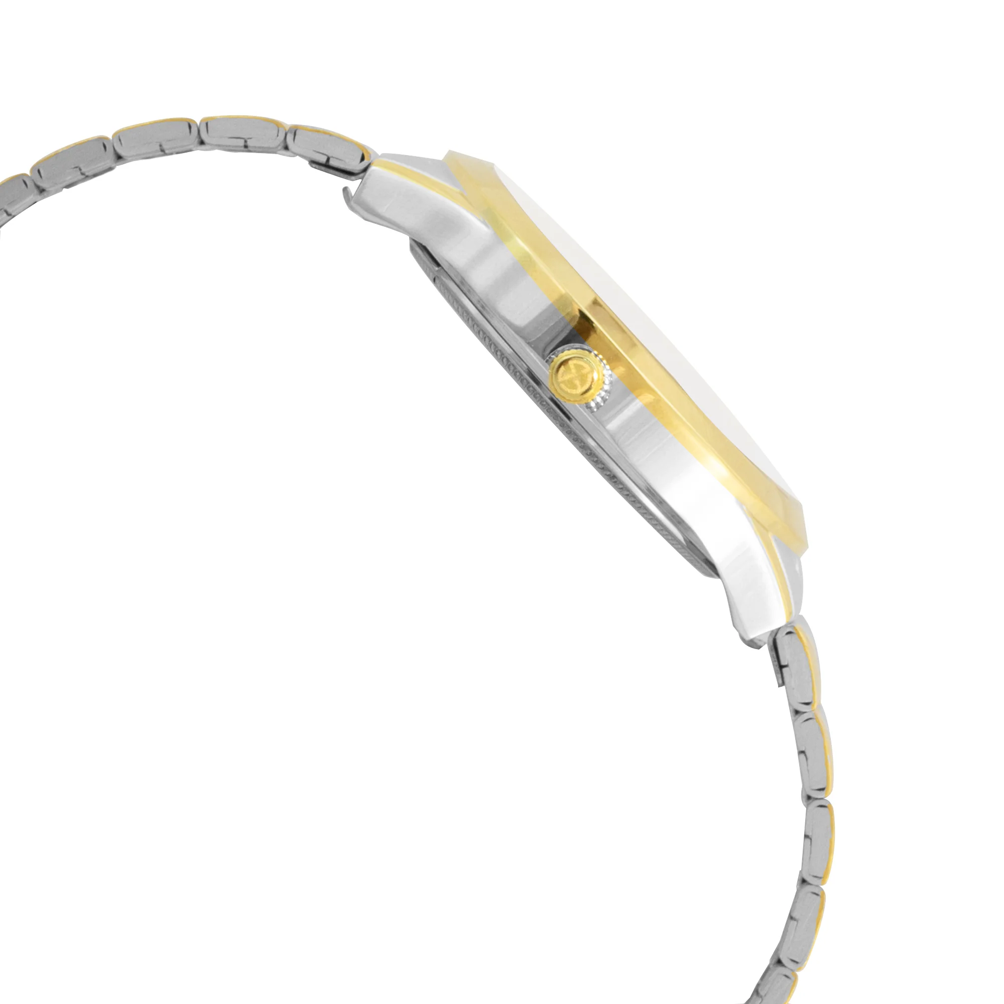 ELIZ ES8770G2TET SS Caseback & Band Day-Date Men"s Watch