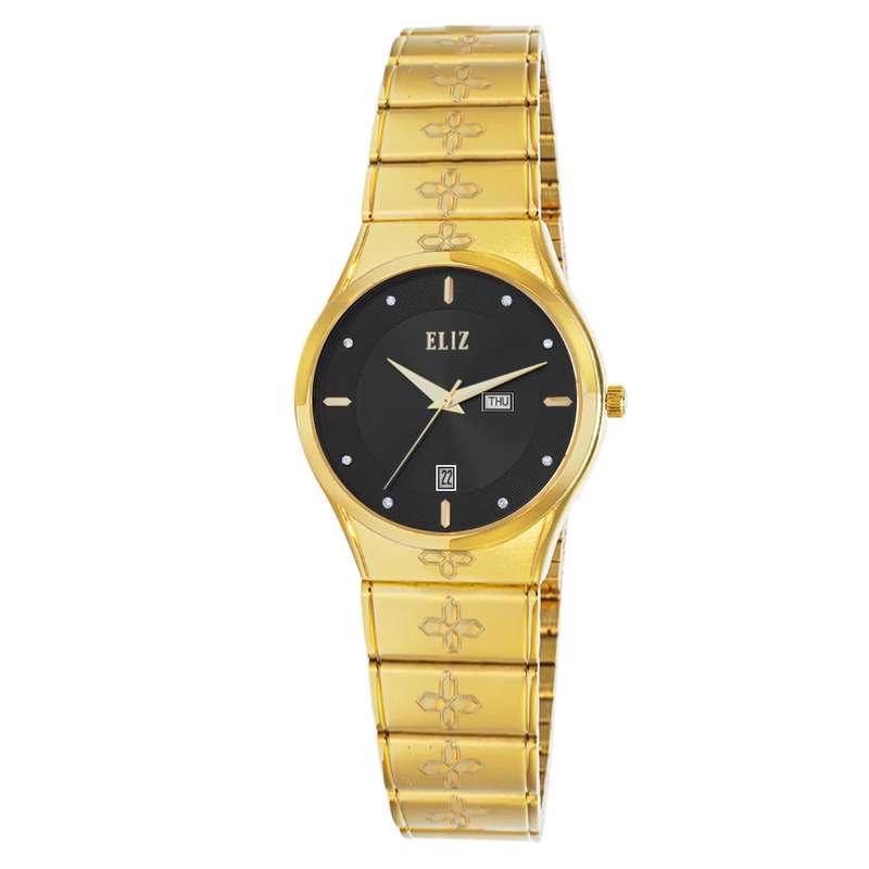 ELIZ ES8800L2GNG SS Caseback & Band Day-Date Women"s Watch