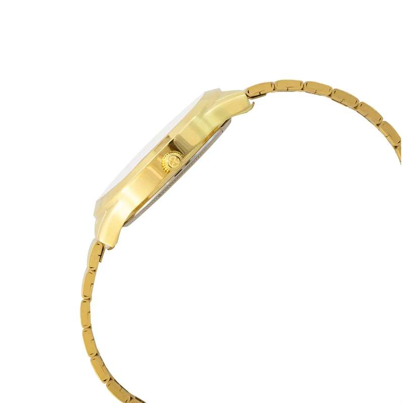 ELIZ ES8801L2GLG SS Caseback & Band Day-Date Women"s Watch