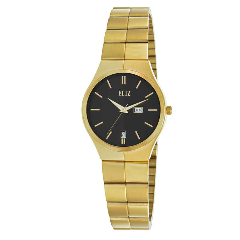 ELIZ ES8803L2GNG SS Caseback & Band Day-Date Women"s Watch