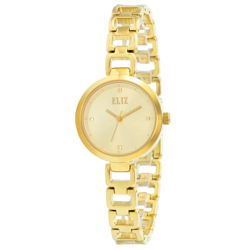 ELIZ ES8826L2GCG Metal Case and Bracelet 3-Hands Women"s Watch