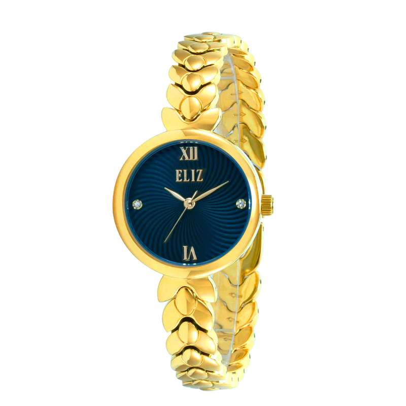 ELIZ ES8827L2GBG Metal Case and Bracelet 3-Hands Women"s Watch