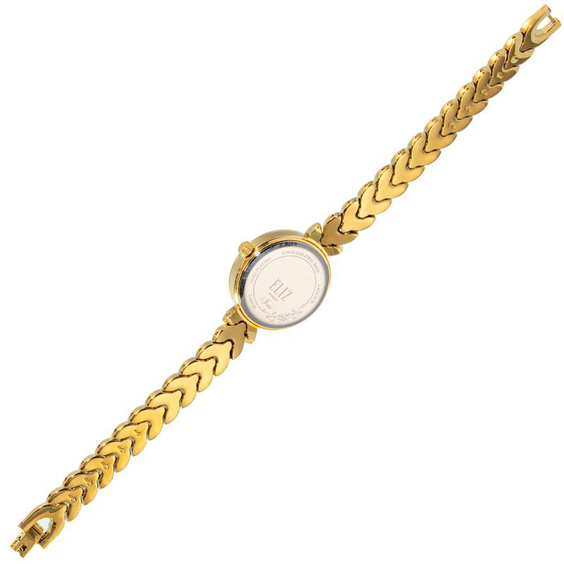 ELIZ ES8827L2GSG Metal Case and Bracelet 3-Hands Women"s Watch