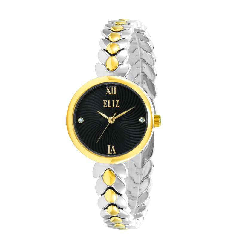 ELIZ ES8827L2TNT Metal Case and Bracelet 3-Hands Women"s Watch