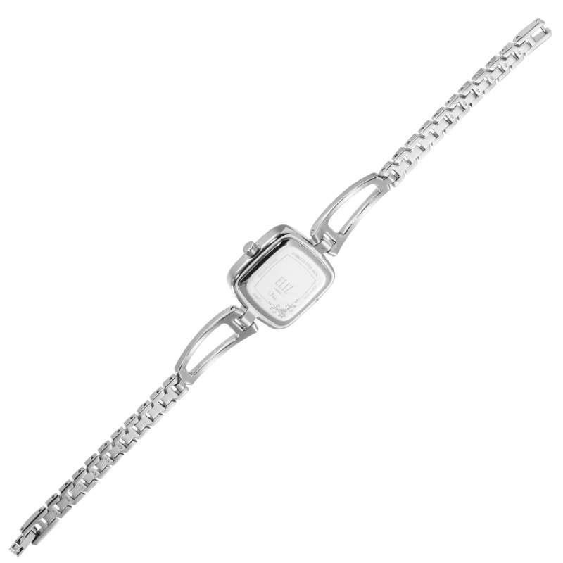 ELIZ ES8828L2SGS Metal Case and Bracelet 3-Hands Women"s Watch