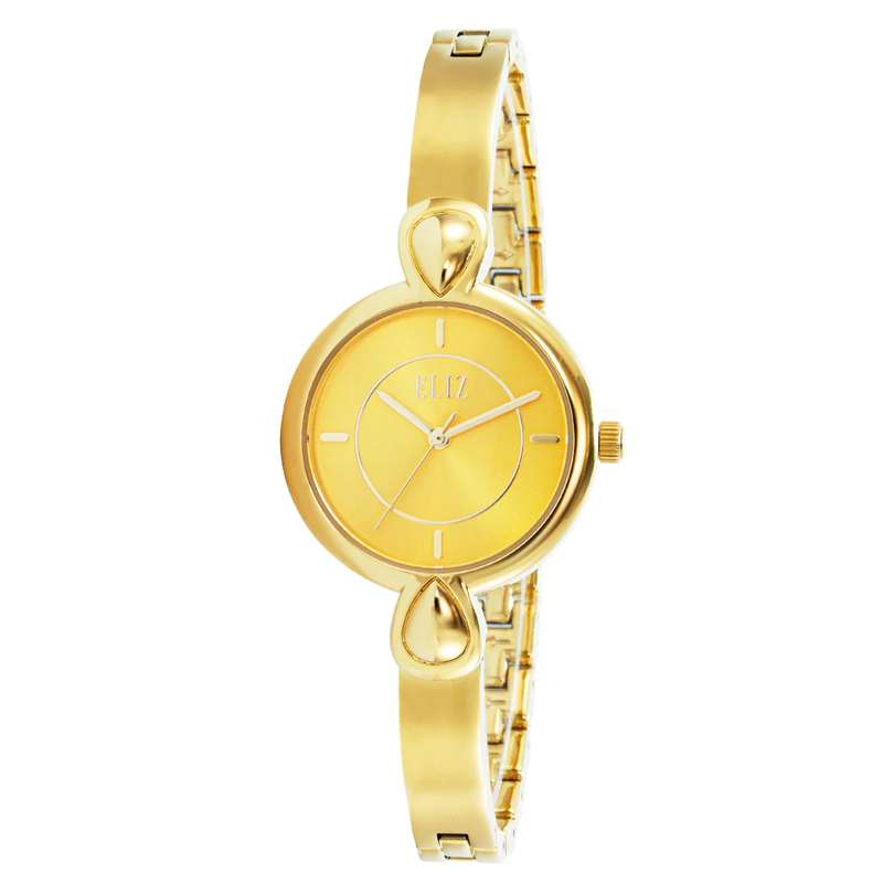 ELIZ ES8829L2GCG Metal Case and Bracelet 3-Hands Women"s Watch