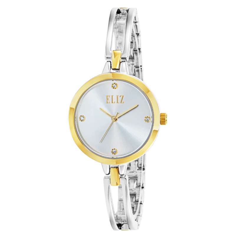 ELIZ ES8830L2TST Metal Case and Bracelet 3-Hands Women"s Watch