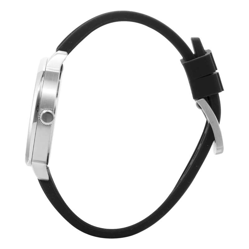 ELIZ ES8831G5SNN SS & Silicone Strap 3-Hands Men"s Watch