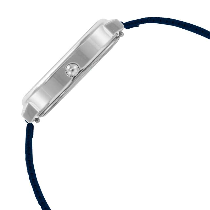 ELIZ ES8832L2SBB SS & Mesh Strap 3-Hands Women"s Watch