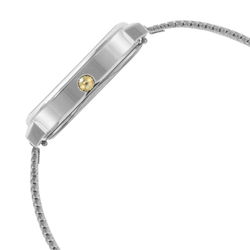 ELIZ ES8832L2TST SS & Mesh Strap 3-Hands Women"s Watch