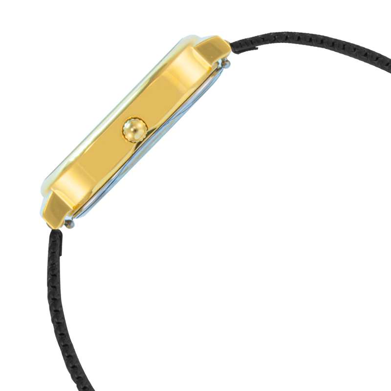 ELIZ ES8833L2GNN SS & Mesh Strap 3-Hands Women"s Watch